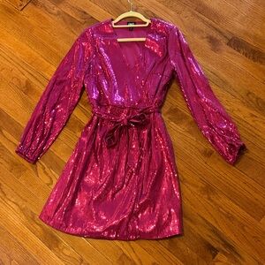 INC International Concepts Fuchsia Dress size medium